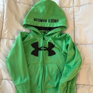Under armor zip up hoodie youth